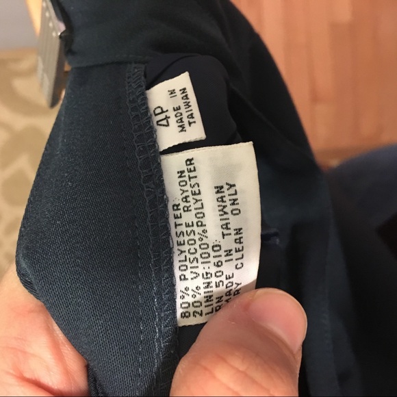 Womens Petite Navy Blue Skirt - Picture 4 of 4